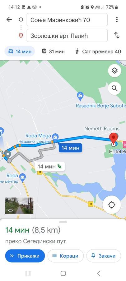 Lena Apartman Subotica Esterno foto